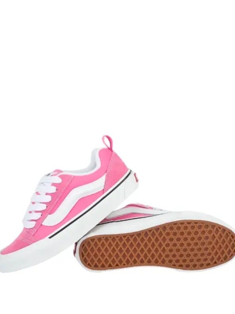 Vans women’s ' Pink Old Skool Sneakers KNU - Picture 4 of 6